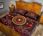 aboriginal-quilt-bed-set-indegenous-dot-painting-art