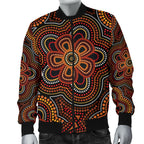 aboriginal-mens-bomber-jacket-aboriginal-dot-painting-flowers-style-ver02