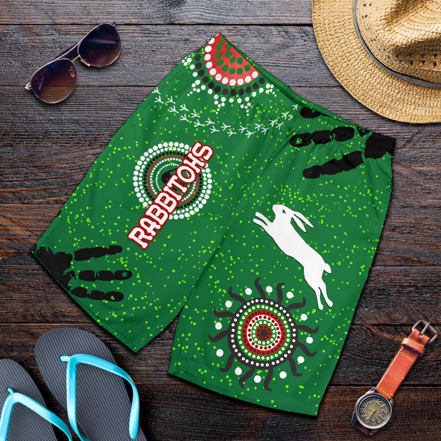 combo-polo-shirt-and-men-short-south-sydney-rabbitohs-indigenous-country-style