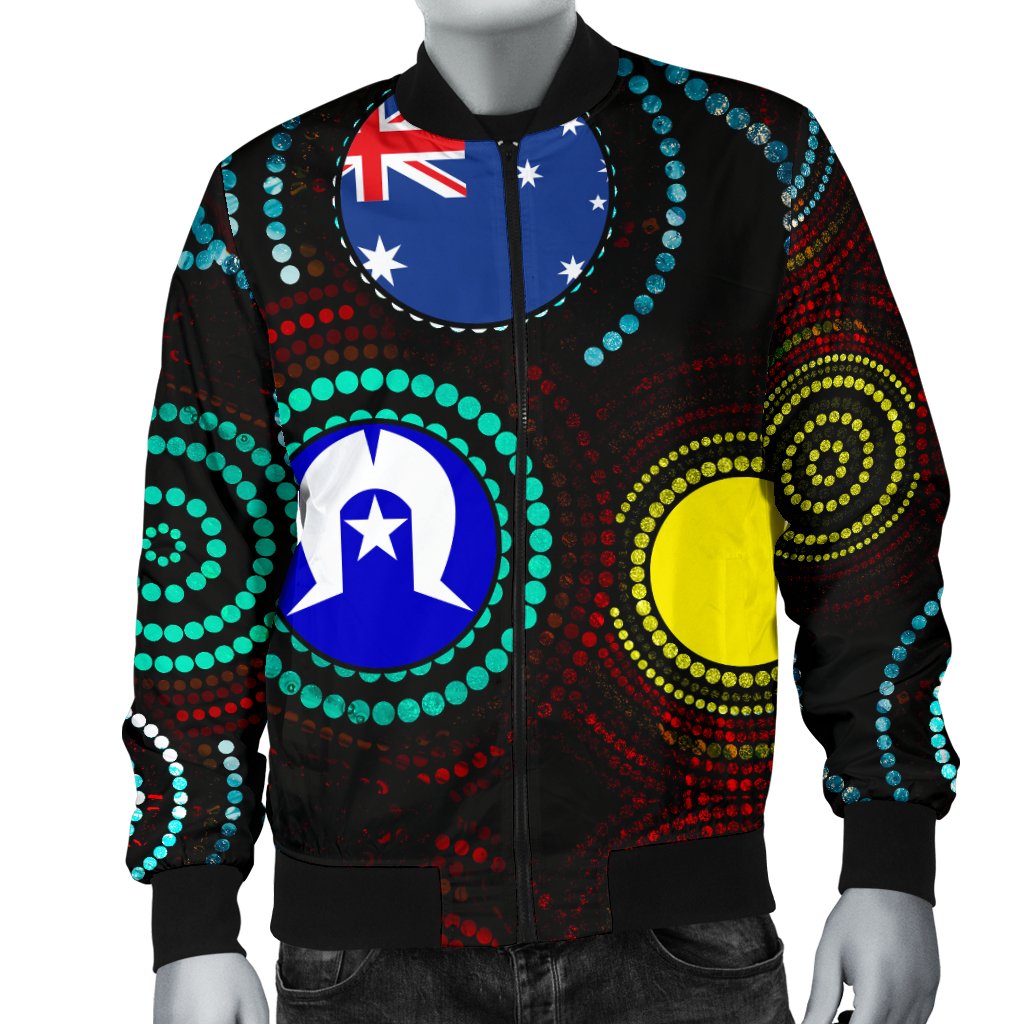 mens-bomber-jackets-aboriginal-dot-painting-flag