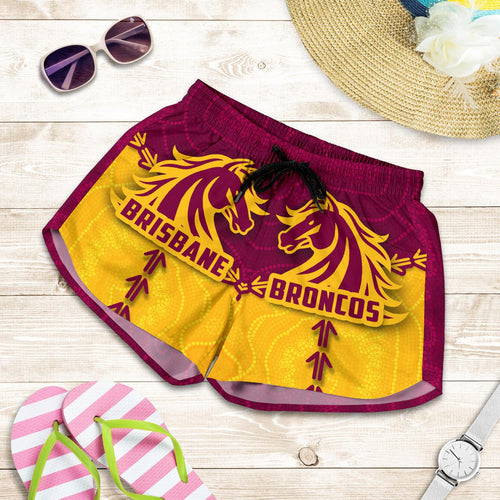 Broncos Women Shorts Brisbane Aboriginal - Vibe Hoodie