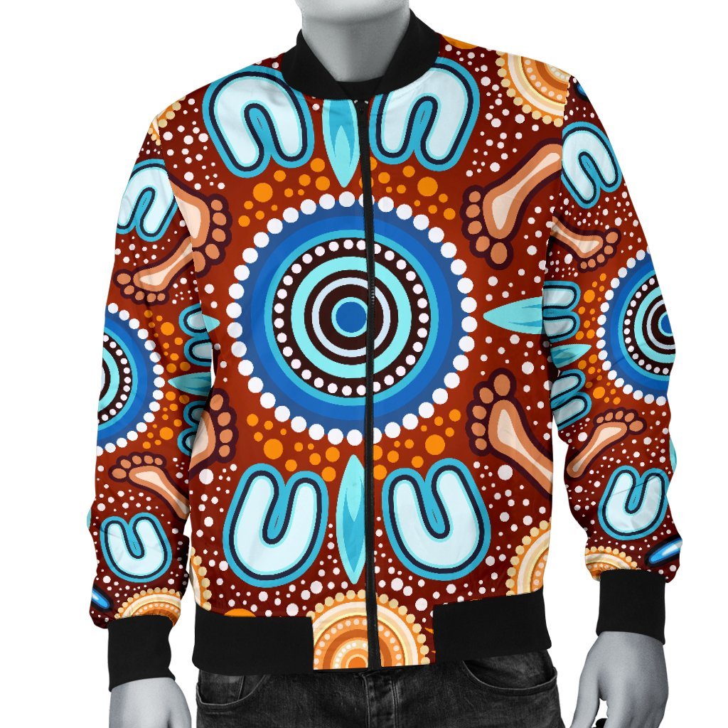 aboriginal-mens-bomber-jacket-indigenous-circle-dot-painting-ver02