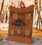 aboriginal-premium-blanket-indigenous-echidna
