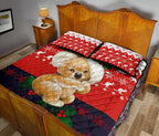 christmas-quilt-cover-set-koala-bed-set-kangaroo-symbol-snowflakes