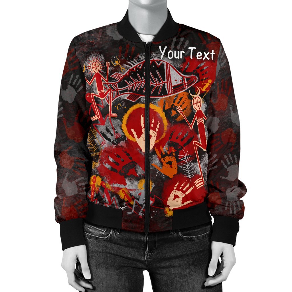 custom-aboriginal-womens-bomber-jacket-indigenous-fish-hand-art