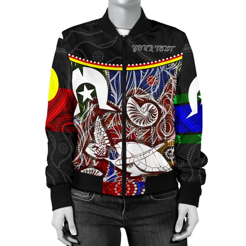 personalised-womens-bomber-kjacket-aboriginal-dot-in-naidoc-week-style