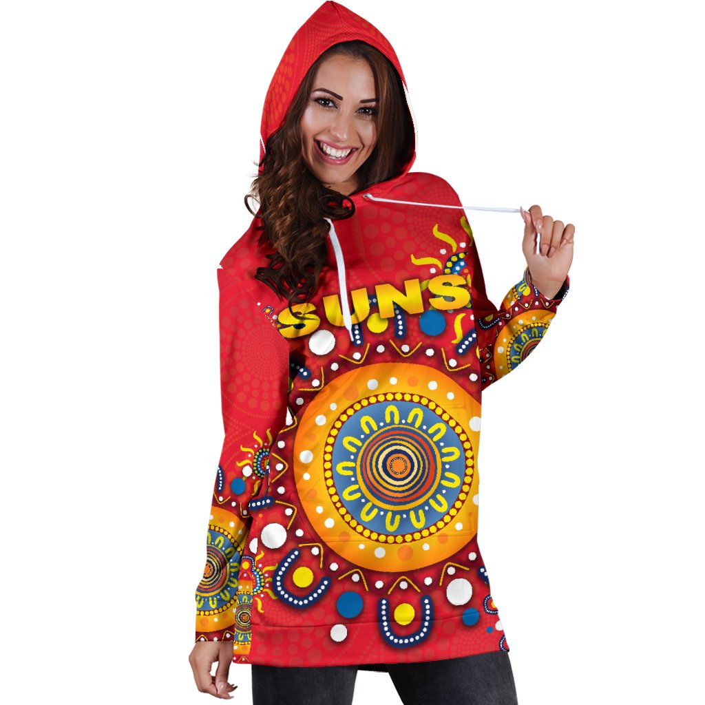 gold-coast-women-hoodie-dress-suns-indigenous