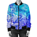 aboriginal-womens-bomber-jacket-sea-turtle-with-indigenous-patterns-blue