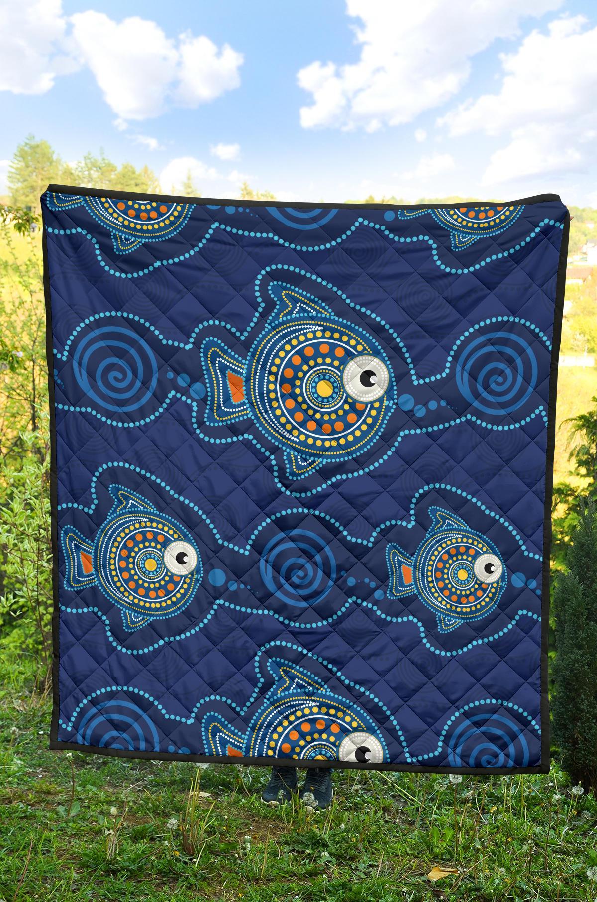 aboriginal-premium-quilt-indigenous-turtle-patterns