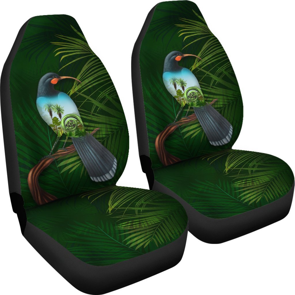 huia-bird-new-zealand-car-seat-covers