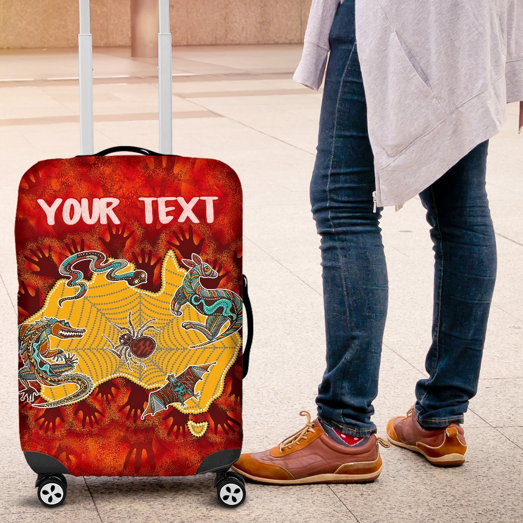 custom-aboriginal-luggage-covers-australia-map-hand-patterns-spider-web