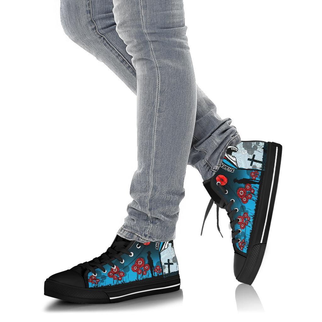 sharks-high-top-shoe-cronulla-anzac-day