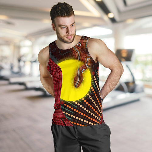 aboriginal-mens-tank-top-indigenous-snake-sun-dot-painting