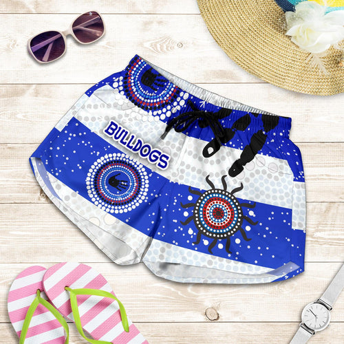 Bulldogs Women Shorts Indigenous Country Style No.1 - Vibe Hoodie