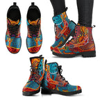 aboriginal-leather-boots-indigenous-boomerang
