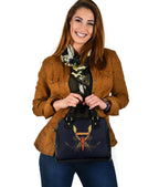 Adelaide Shoulder Handbag Simple Indigenous Crows - Vibe Hoodie