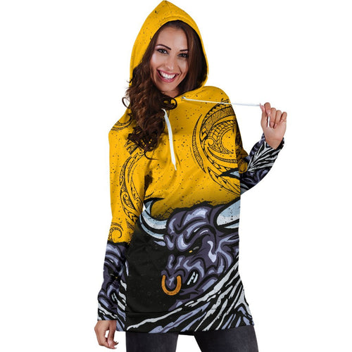 new-zealand-maori-women-hoodie-dress-taranaki-bull