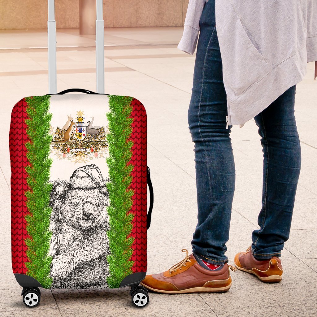 christmas-luggage-covers-australia-coat-of-arms-merry-christmas-koala