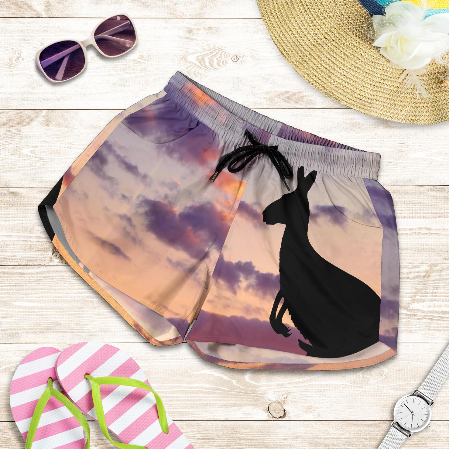 Short - Kangaroo Short Sunset Ver06 - Women - Vibe Hoodie