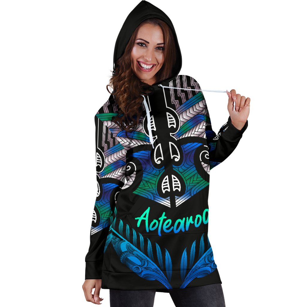 aotearoa-women-hoodie-dress-silver-fern-tangaroa