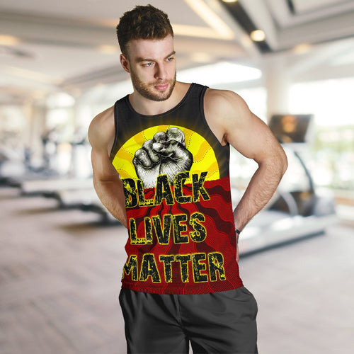 mens-tank-top-aboriginal-black-lives-matter-sun-dot-painting