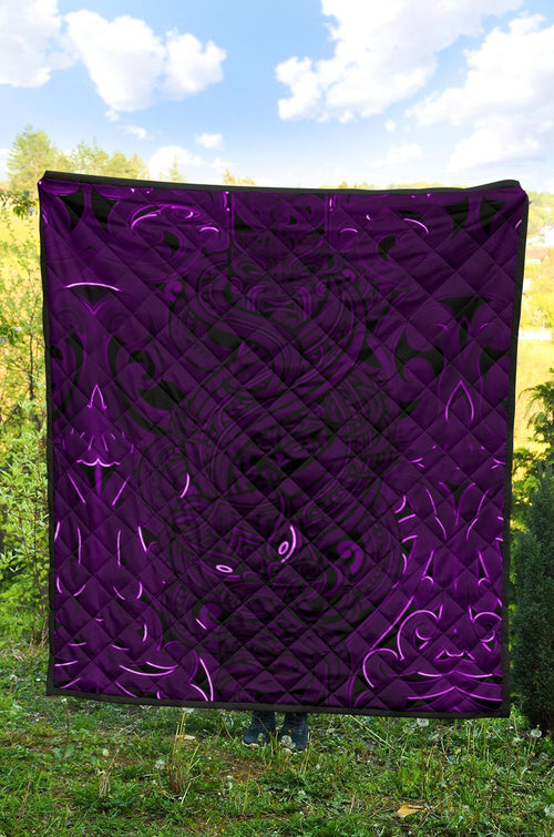 new-zealand-premium-quilt-maori-gods-tumatauenga-god-of-war-purple