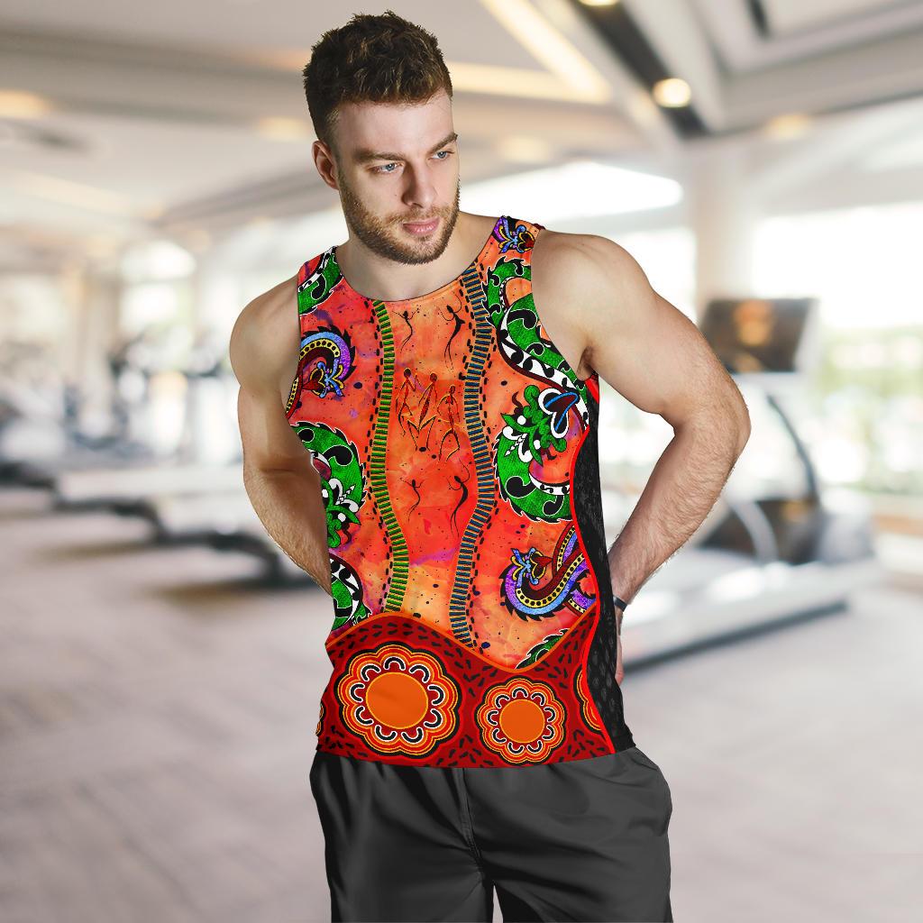 aboriginal-mens-tank-top-aussie-indigenous-patterns-orange