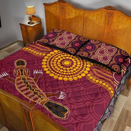 aboriginal-quilt-bed-set-aboriginal-platypus