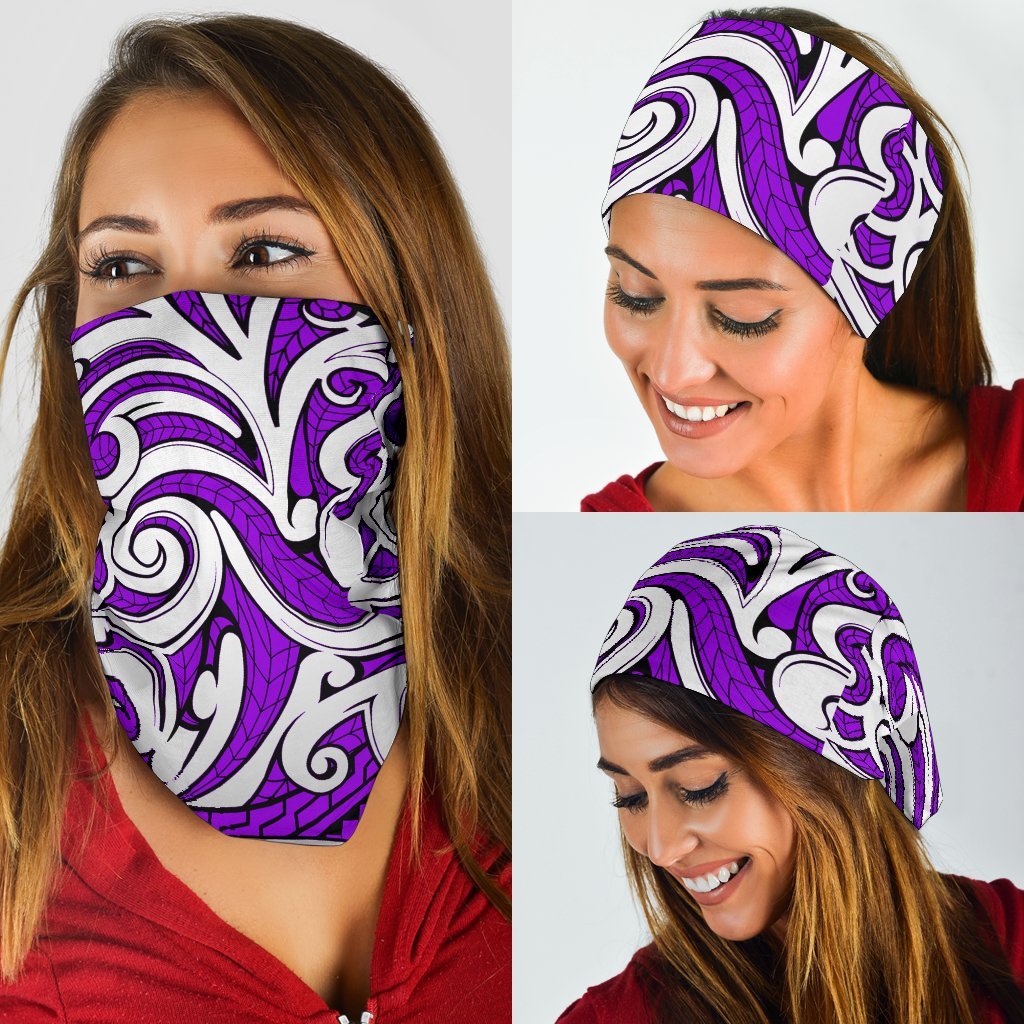 new-zealand-maori-tribal-ornament-bandana-purple