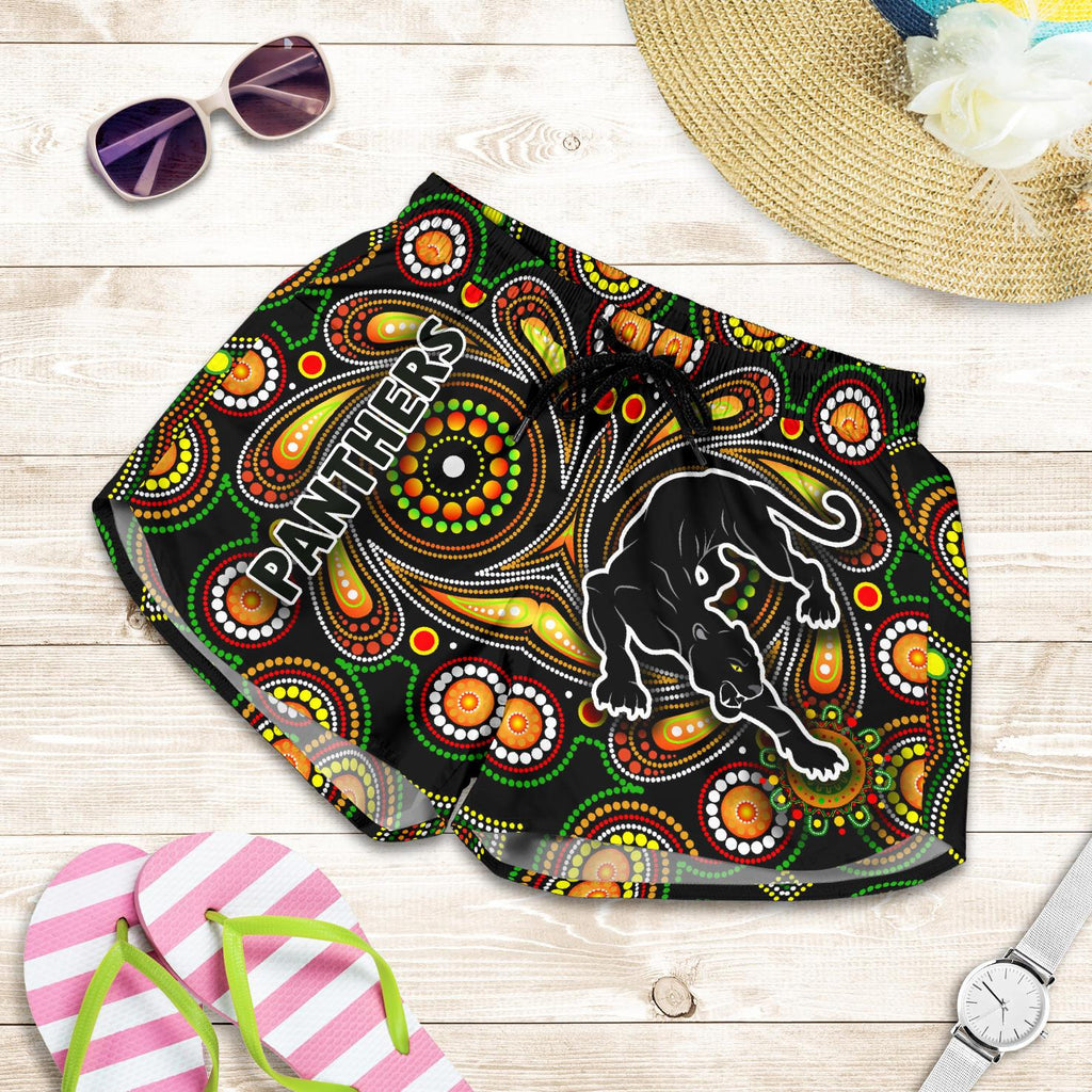Penrith Women Shorts Panthers Indigenous Vibes - Vibe Hoodie