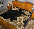 hibiscus-plumeria-golden-turtle-quilt-bed-set