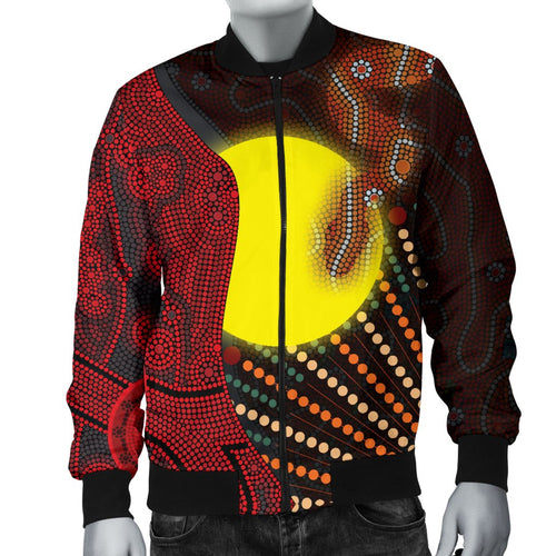 aboriginal-mens-bomber-jacket-indigenous-snake-sun-dot-painting