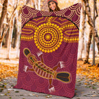 aboriginal-premium-blanket-aboriginal-platypus