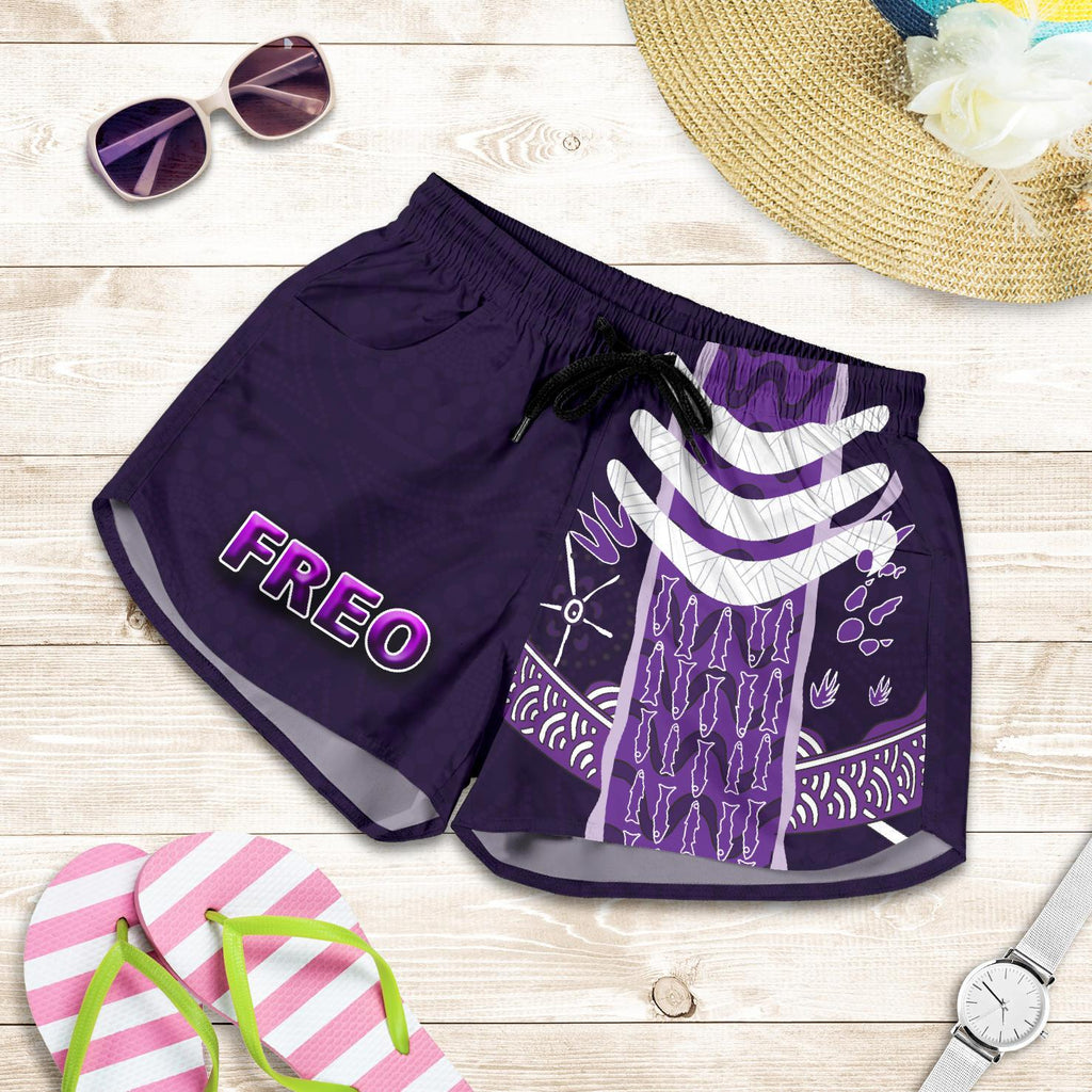 Fremantle Women Shorts Dockers Simple Indigenous Freo - Vibe Hoodie