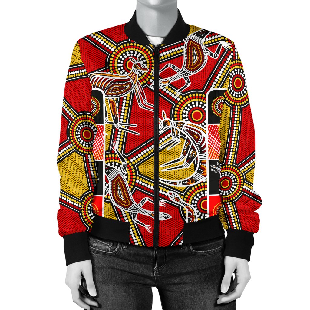 aboriginal-womens-bomber-jacket-kangaroo-dot-painting-patterns