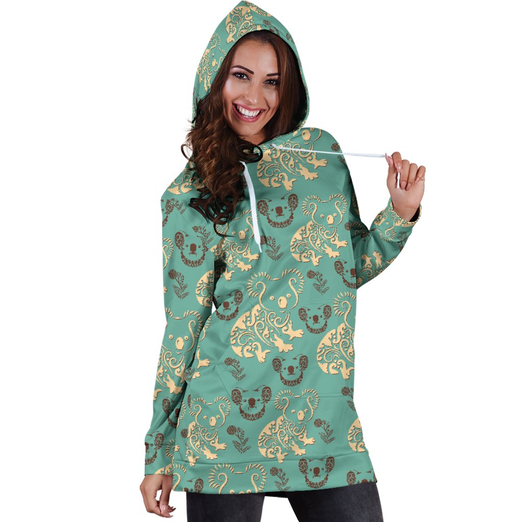 aboriginal-hoodie-dress-koala-patterns-so-cute