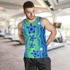 1staustrali-aboriginal-mens-tank-top-aboriginal-turtle-family