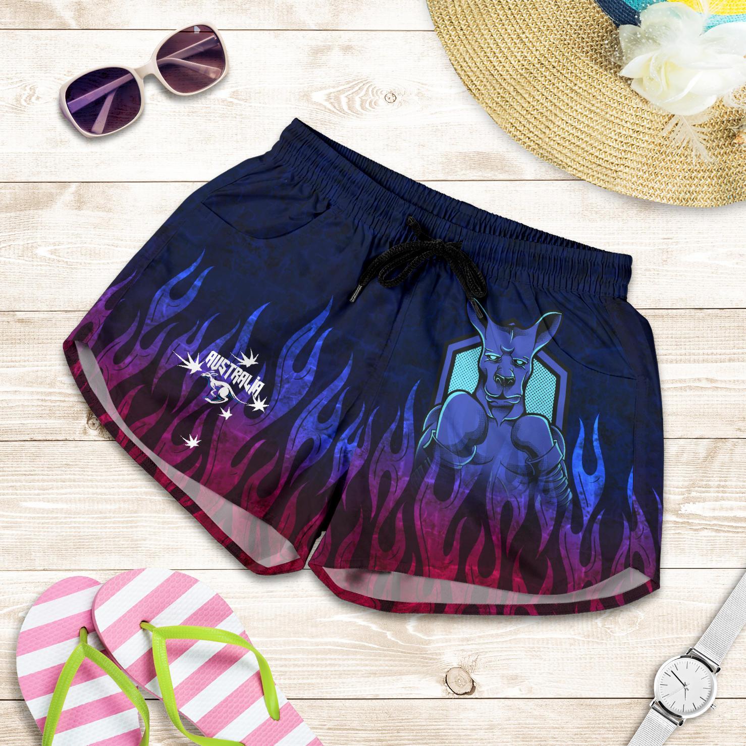 Short - Kangaroo Short Dark Flame - Women - Vibe Hoodie
