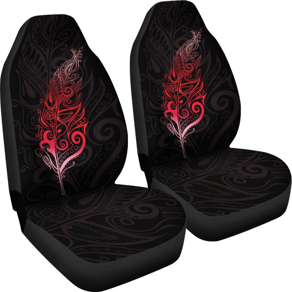 light-silver-fern-car-seat-covers-red