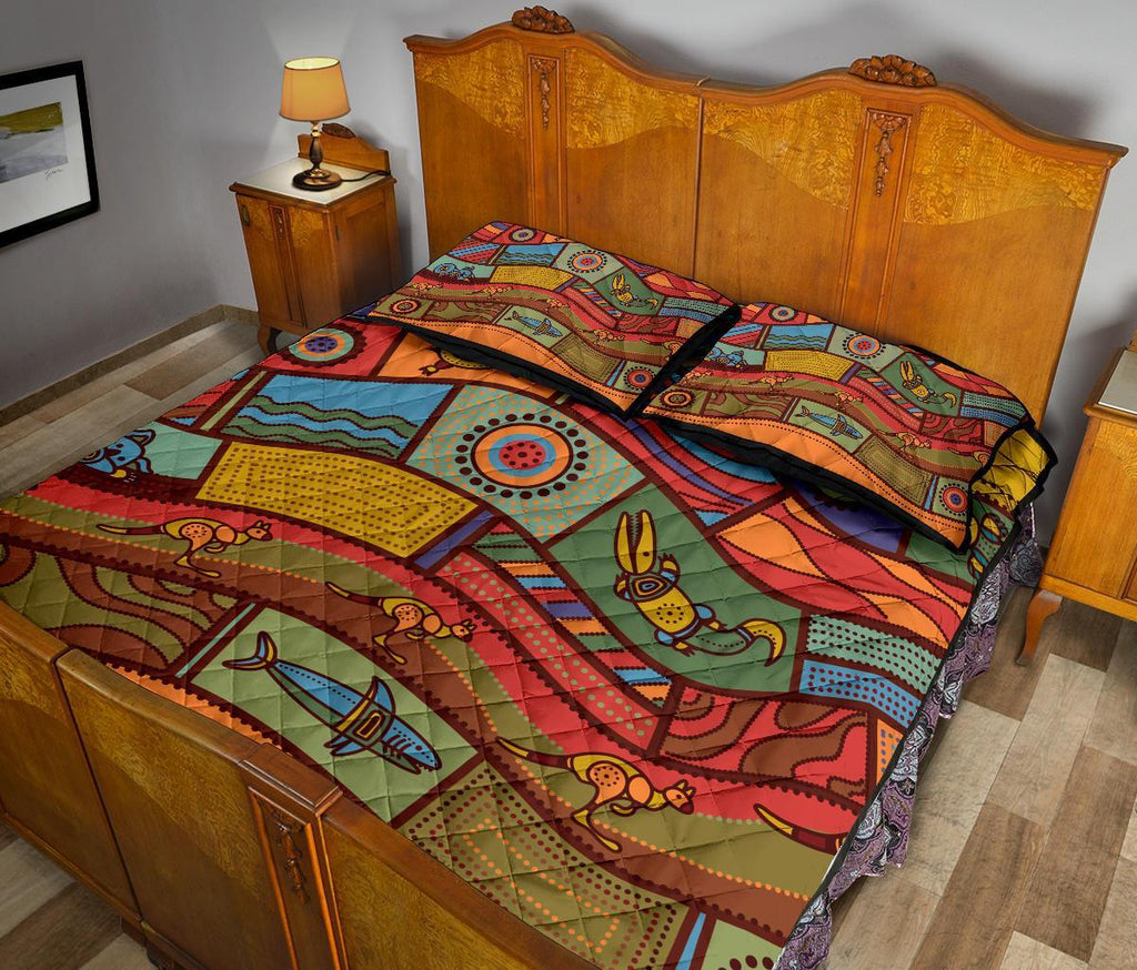 quilt-bed-set-aboriginal-art-with-animals
