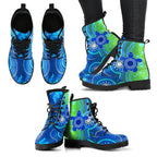 1staustrali-aboriginal-leather-boots-aboriginal-turtle-family