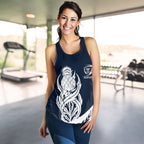 Scottish Rugby Women's Racerback Tank Thistle Vibes - Navy - Vibe Hoodie