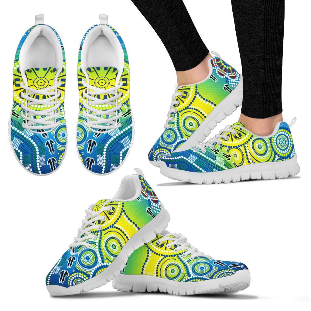 aboriginal-sneakers-dot-painting-indigenous-circle-patterns