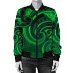 new-zealand-maori-mangopare-women-bomber-jacket-polynesian-green