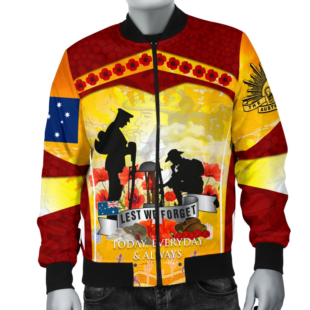 anzac-bomber-jacket-lest-we-forget-aboriginal-version