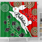 rabbitohs-forever-shower-curtain-indigenous