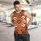 aboriginal-mens-tank-top-circle-flowers-patterns-ver03
