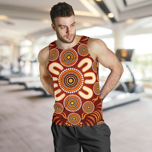 aboriginal-mens-tank-top-circle-flowers-patterns-ver03