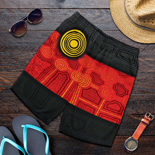 aboriginal-mens-shorts-aussie-indigenous-flag