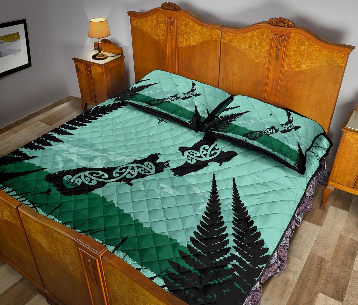 new-zealand-map-x-silver-fern-quilt-bed-set